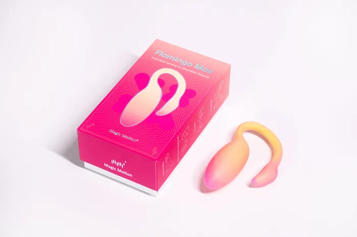 Vibrators Magic Motion Flamingo Max App Controlled Wearable Vibrator Orange