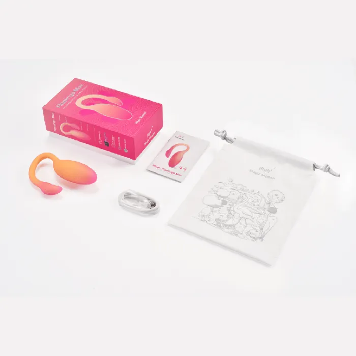 Vibrators Magic Motion Flamingo Max App Controlled Wearable Vibrator Orange