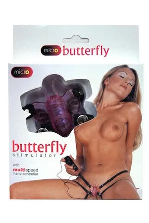 Vibrators Micro Butterfly Stimulator Purple Wholesale Solutions Ltd