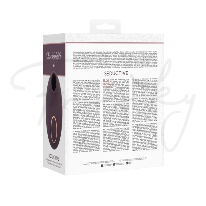 Vibrators SHOTS SHOTS Seductive Air Pulse Vibrator Purple