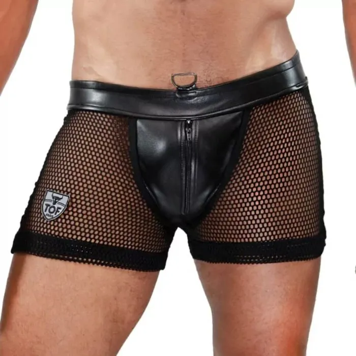 Vibrators TOF Paris TOF Paris Spartacus Full Zip Jock Shorts