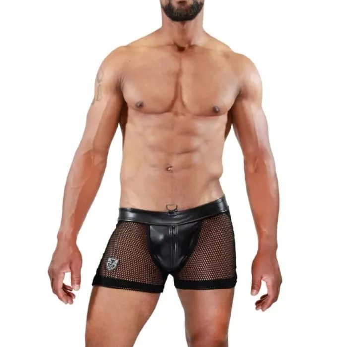 Vibrators TOF Paris TOF Paris Spartacus Full Zip Jock Shorts