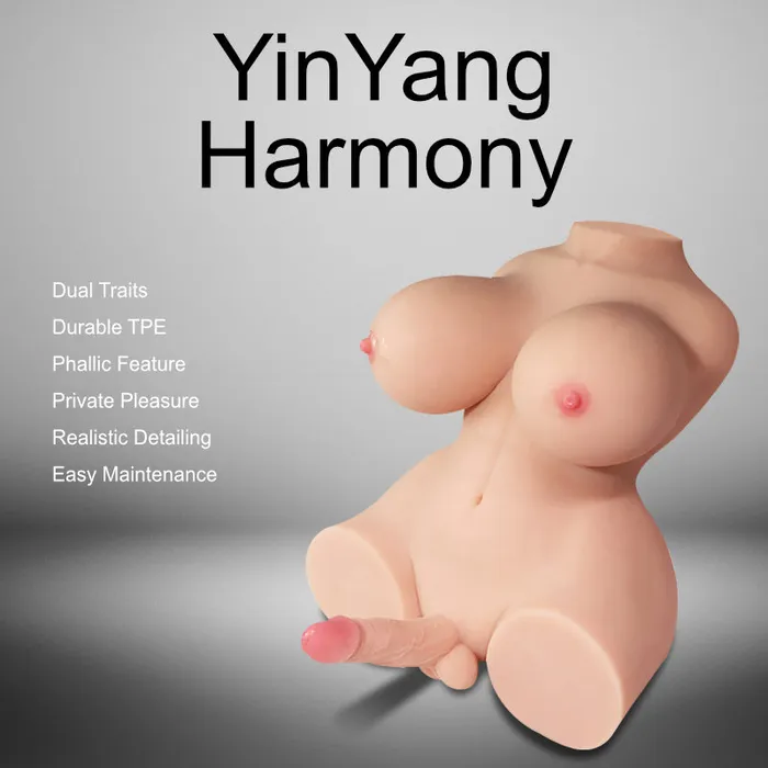 YinYang Harmony Realistic Trans Torso FRISKY BUSINESS SG Female Sex Toys