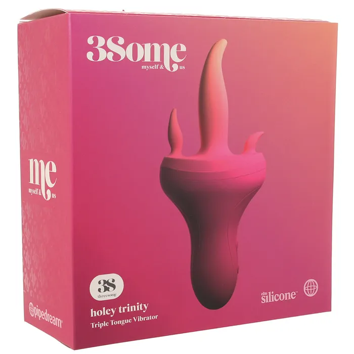 3Some Holey Trinity Triple Tongue Vibe Pipedream Vibrators
