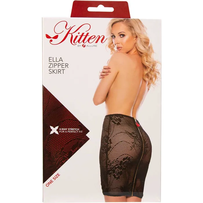 Allure Kitten Ella Zipper Skirt Black One Size Fits Most Allure Bodystockings Playsuits Allure Kitten Ella Zipper Skirt Black One Size Fits Most Allure Bodystockings Playsuits