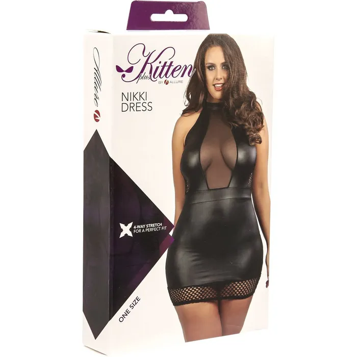 Allure Kitten Plus Nikki Dress Plus Size Allure Plus Size