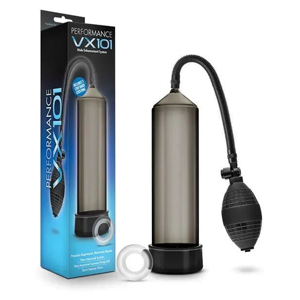 Anal Blush Performance VX101 Male Enhancement Pump Black Blush