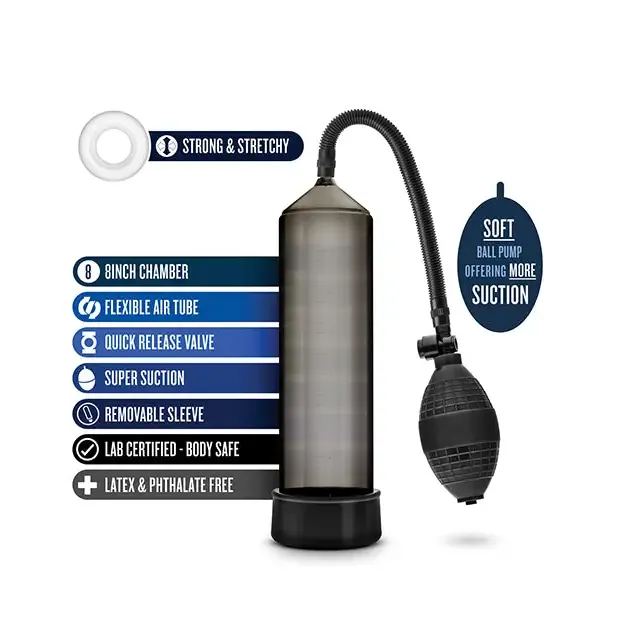 Anal Blush Performance VX101 Male Enhancement Pump Black Blush
