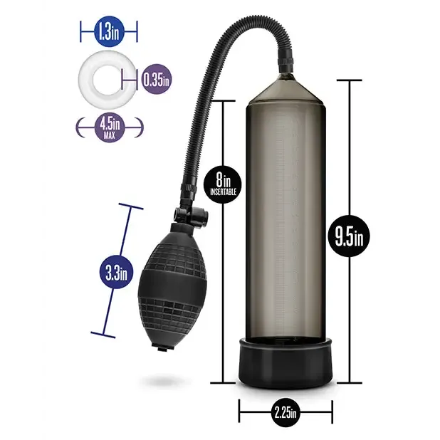 Anal Blush Performance VX101 Male Enhancement Pump Black Blush