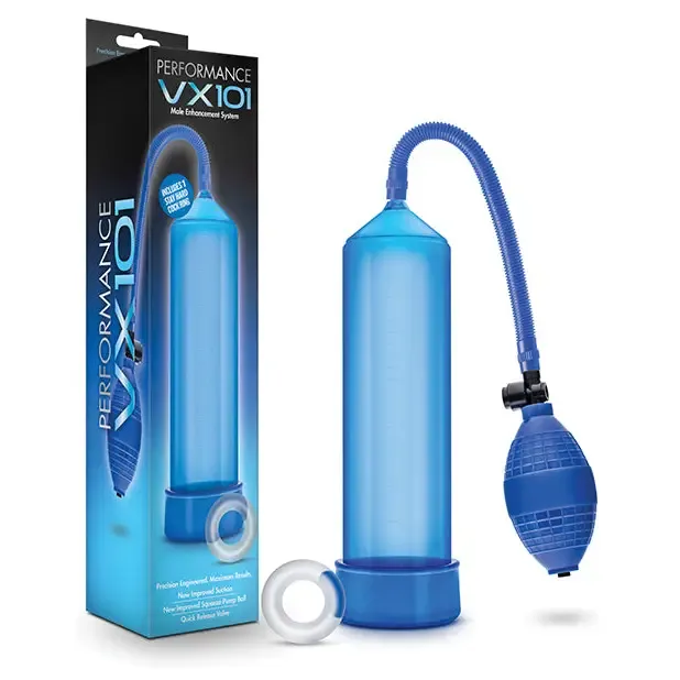 Anal Blush Performance VX101 Male Enhancement Pump Black Blush