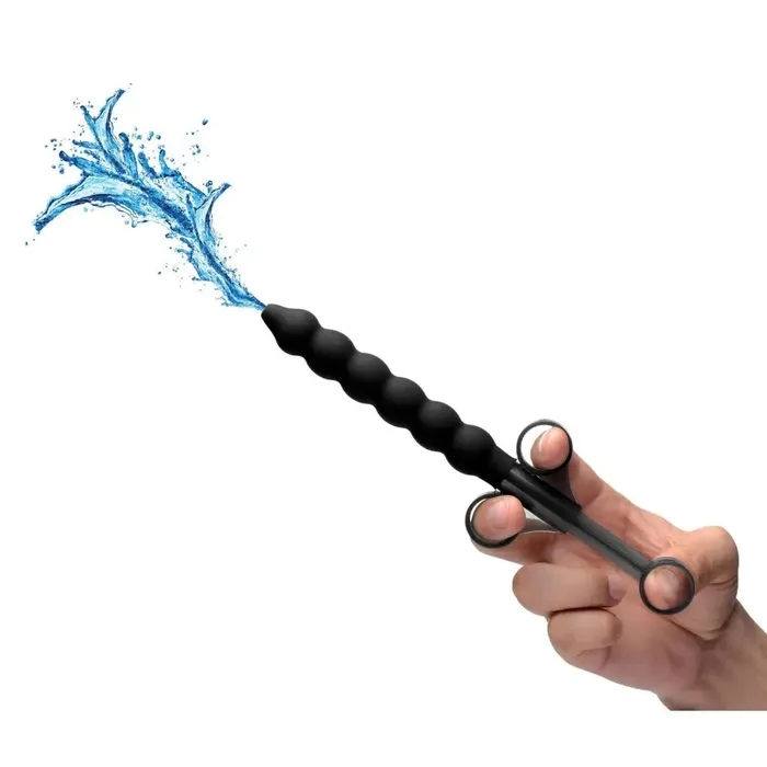 Anal CleanStream Silicone Beaded Lubricant Launcher