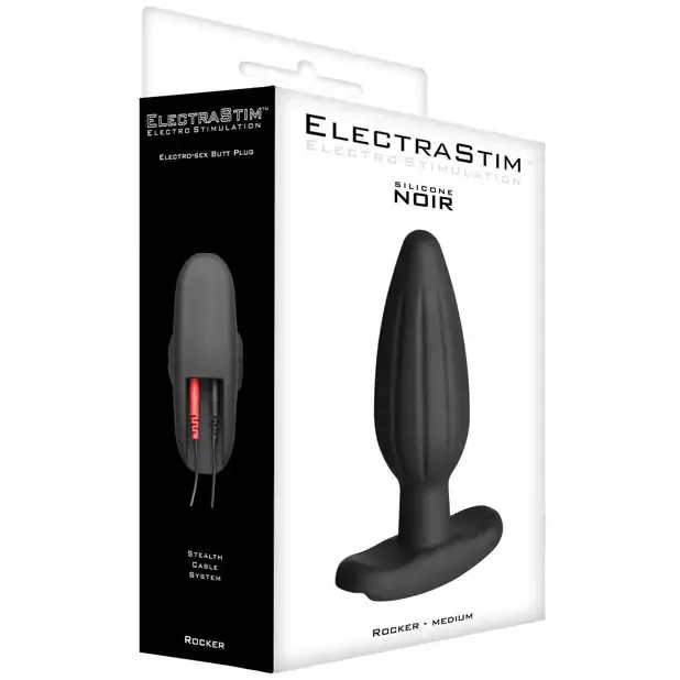 Anal ElectraStim Noir Silicone Rocker Small Butt Plug