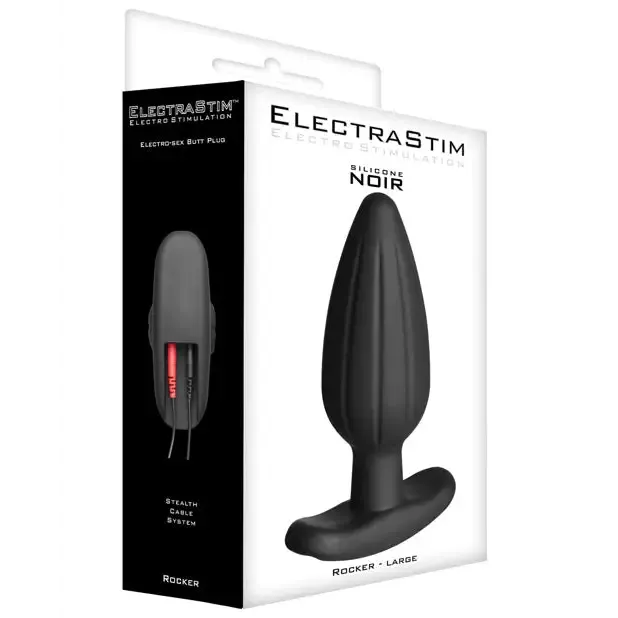Anal ElectraStim Noir Silicone Rocker Small Butt Plug Anal ElectraStim Noir Silicone Rocker Small Butt Plug
