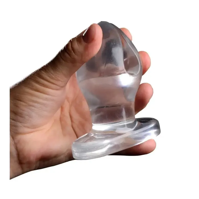 Anal Master Series Anchored Clear Anal Plug Anal Master Series Anchored Clear Anal Plug