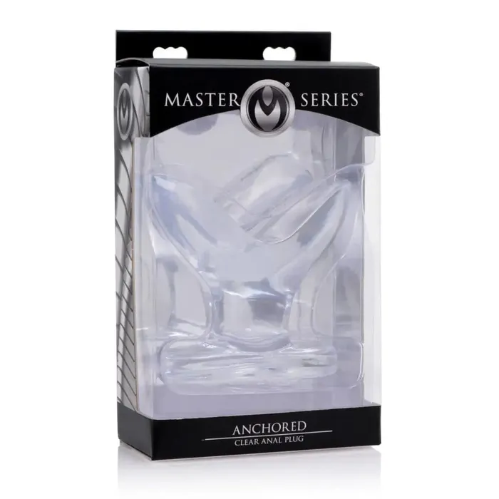 Anal Master Series Anchored Clear Anal Plug Anal Master Series Anchored Clear Anal Plug