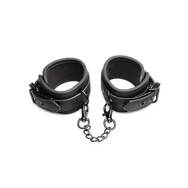 Anal Master Series Master Series Wrist Ankle Cuff Set Black