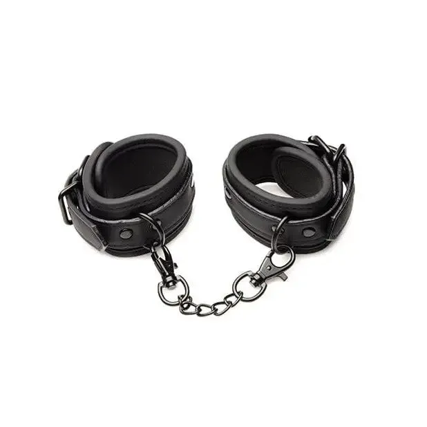 Anal Master Series Master Series Wrist Ankle Cuff Set Black