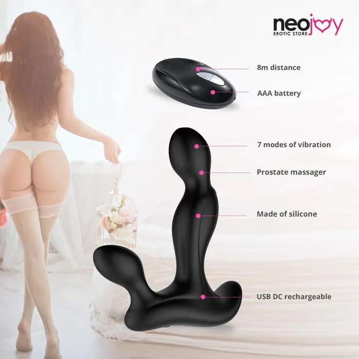 Anal Neojoy NeoJoy 9 Speed 20 Prostate Vibrating Massager Rechargeable Anal Sex Male Dildo