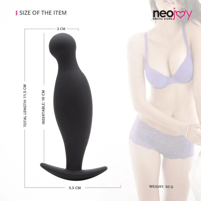 Anal Neojoy Neojoy Elegant Anal Prober Silicone Hypoallergenic Butt Plug Prostate Massager PSpot Anal Stimulation Adult Sex Toy