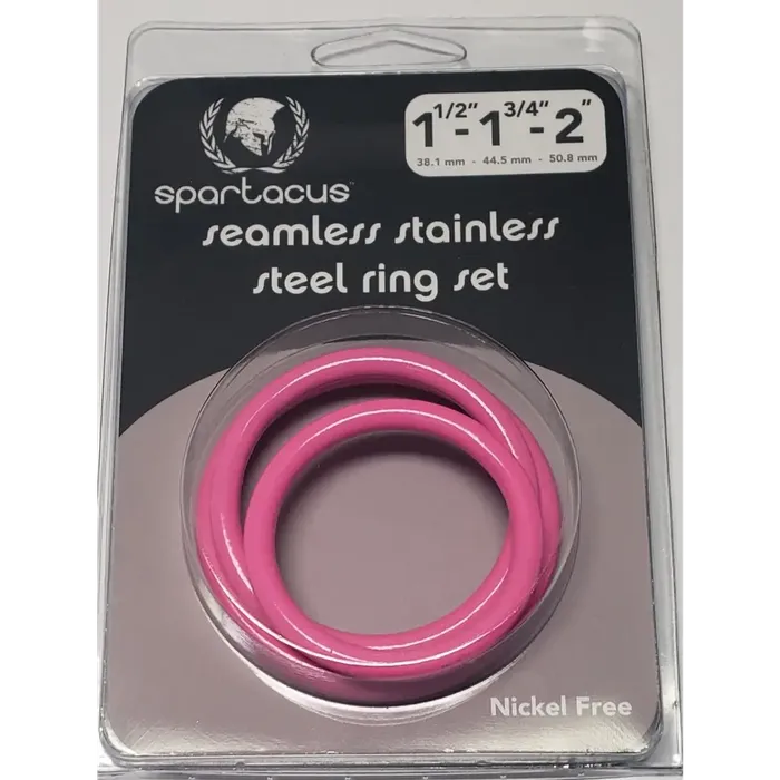Anal Pink Stainless Steel Cring Set 15 175 2 Spartacus