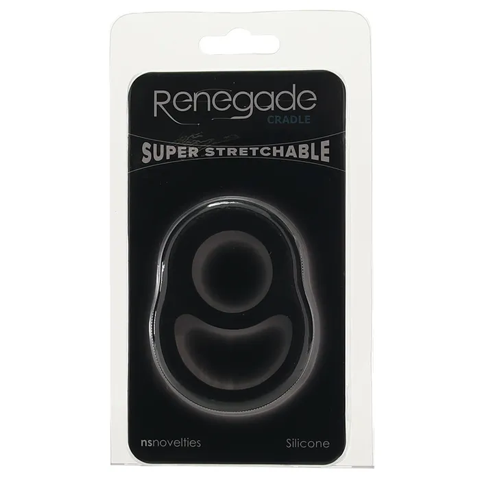 Anal Renegade Cradle Ring in Black ns novelties Anal Renegade Cradle Ring in Black ns novelties