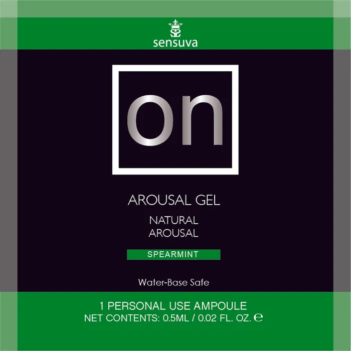 Anal Sensuva Sensuva ON for Her Arousal Gel Assorted Foils and Display 100 pc 013 oz