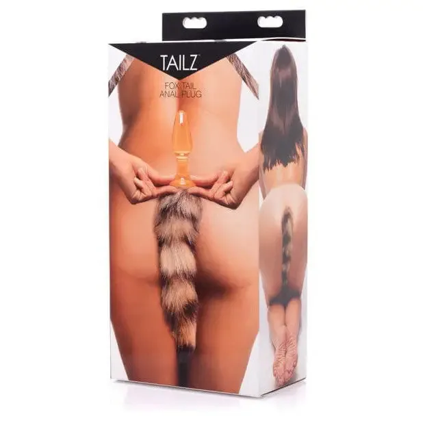 Anal Tailz Tailz Fox Tail Glass Anal Plug