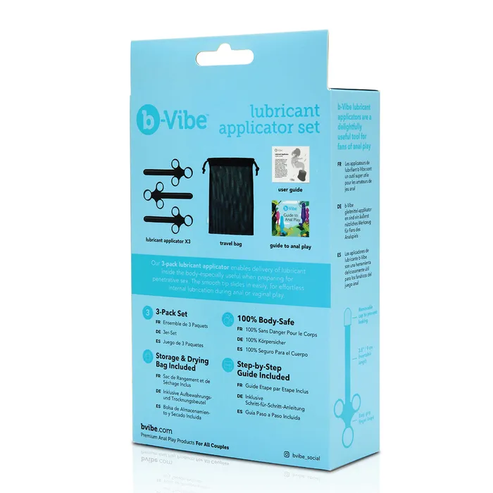 BVibe bVibe Lubricant Applicator 3Pack Sexual Health Wellbeing