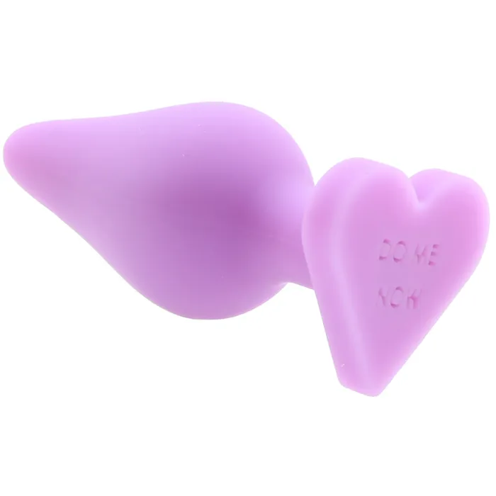 Blush Anal Candy Hearts Do Me Now Small Butt Plug in Purple Blush Anal Candy Hearts Do Me Now Small Butt Plug in Purple