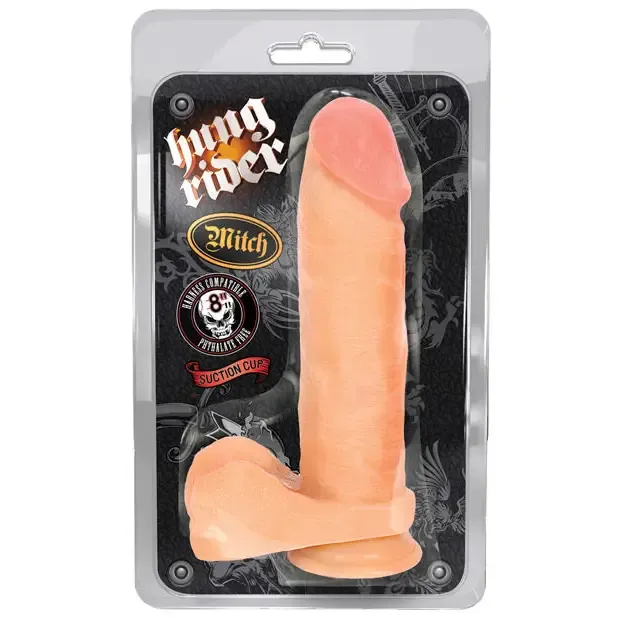 Blush Hung Rider Mitch Realistic 95 in Dildo with Balls Suction Cup Beige Blush Dildos Blush Hung Rider Mitch Realistic 95 in Dildo with Balls Suction Cup Beige Blush Dildos