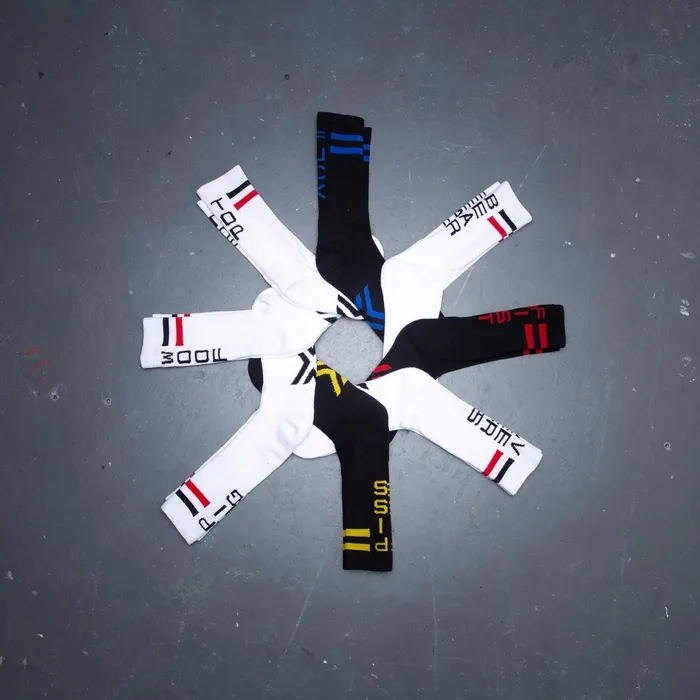Boxer Barcelona Anal Boxer Skater Socks PIG WhiteRedBlack Boxer Barcelona Anal Boxer Skater Socks PIG WhiteRedBlack