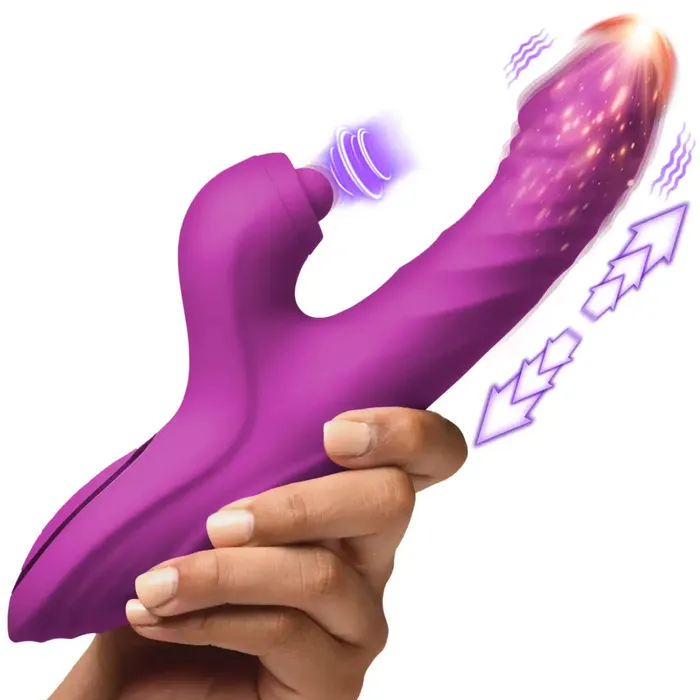 Bumping Bunny Thrusting Pulsing Silicone Rabbit Vibrator XR Brands Female Sex Toys Bumping Bunny Thrusting Pulsing Silicone Rabbit Vibrator XR Brands Female Sex Toys
