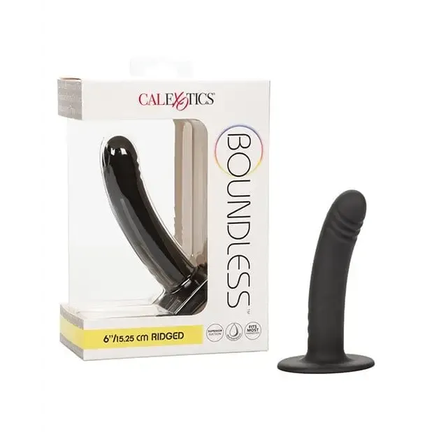 CalExotics Anal Boundless 6 Ridged Black