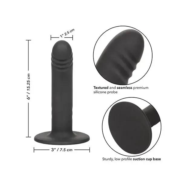 CalExotics Anal Boundless 6 Ridged Black