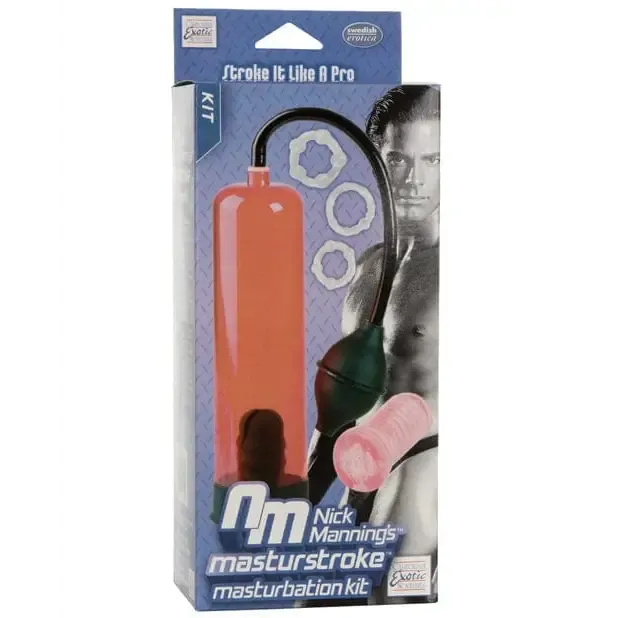 CalExotics Anal Optimum Series Nick Mannings Masturstroke Masturbation Kit Red CalExotics Anal Optimum Series Nick Mannings Masturstroke Masturbation Kit Red
