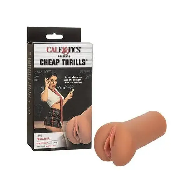 CalExotics Cheap Thrills The Teacher Tan Dildos