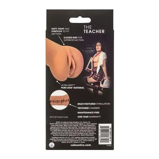 CalExotics Cheap Thrills The Teacher Tan Dildos