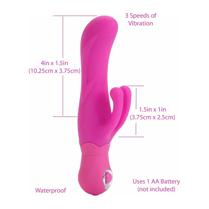 CalExotics Silicone Double Dancer Vibe Pink CalExotics Vibrators CalExotics Silicone Double Dancer Vibe Pink CalExotics Vibrators