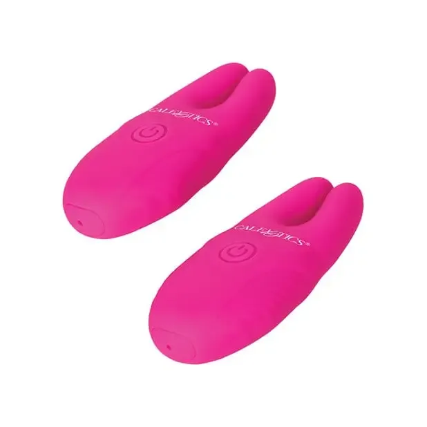 CalExotics Silicone Nipple Clamps Wremote Female Sex Toys CalExotics Silicone Nipple Clamps Wremote Female Sex Toys