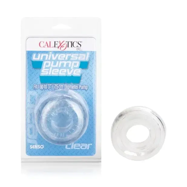 CalExotics Universal Pump Sleeve Clear Male Sex Toys