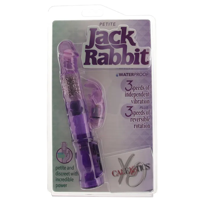 CalExotics Vibrators Petite Jack Rabbit Starter Vibe in Purple CalExotics Vibrators Petite Jack Rabbit Starter Vibe in Purple