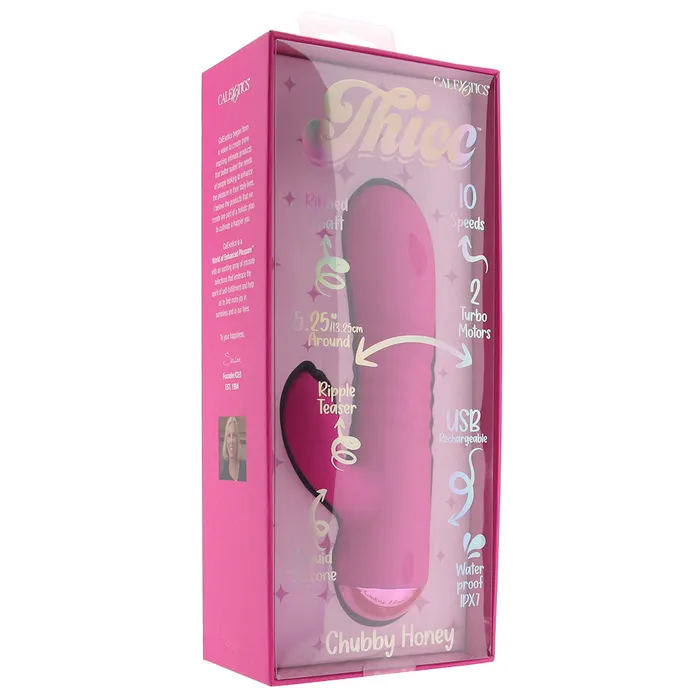CalExotics Vibrators Thicc Chubby Honey Rabbit Vibe