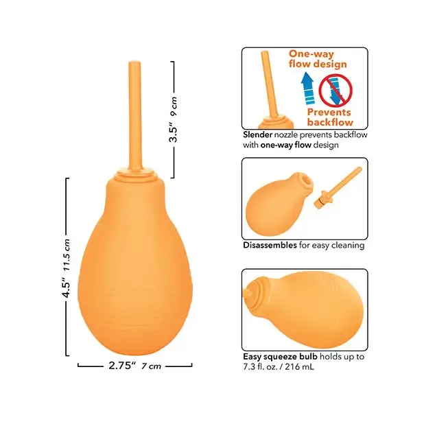 California Exotic Novelties Male Sex Toys Cheeky One Way Flow Anal Douche