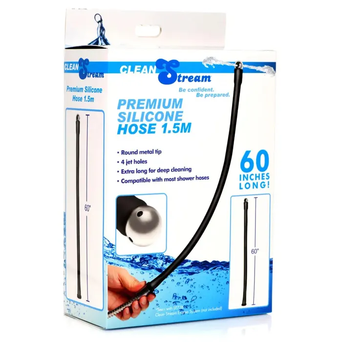 CleanStream Premium Silicone Enema Hose Female Sex Toys