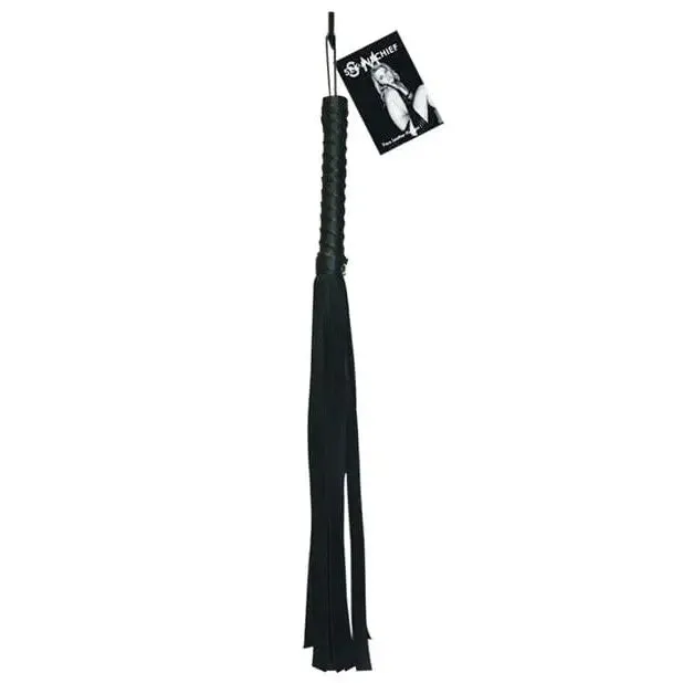 Couples Sex Mischief Faux Leather Flogger Black Sex Mischief