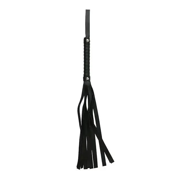 Couples Sex Mischief Faux Leather Flogger Black Sex Mischief