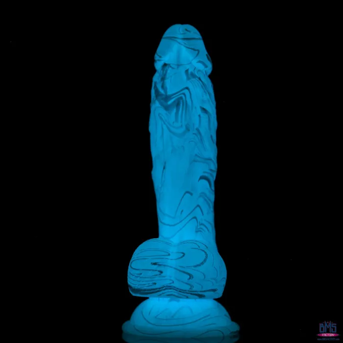 Dildos Addiction Luke 75 GlowintheDark Dildo With Balls Blue Addiction Dildos Addiction Luke 75 GlowintheDark Dildo With Balls Blue Addiction