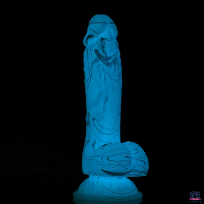 Dildos Addiction Luke 75 GlowintheDark Dildo With Balls Blue Addiction Dildos Addiction Luke 75 GlowintheDark Dildo With Balls Blue Addiction