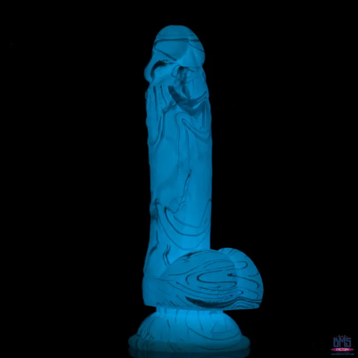 Dildos Addiction Luke 75 GlowintheDark Dildo With Balls Blue Addiction Dildos Addiction Luke 75 GlowintheDark Dildo With Balls Blue Addiction