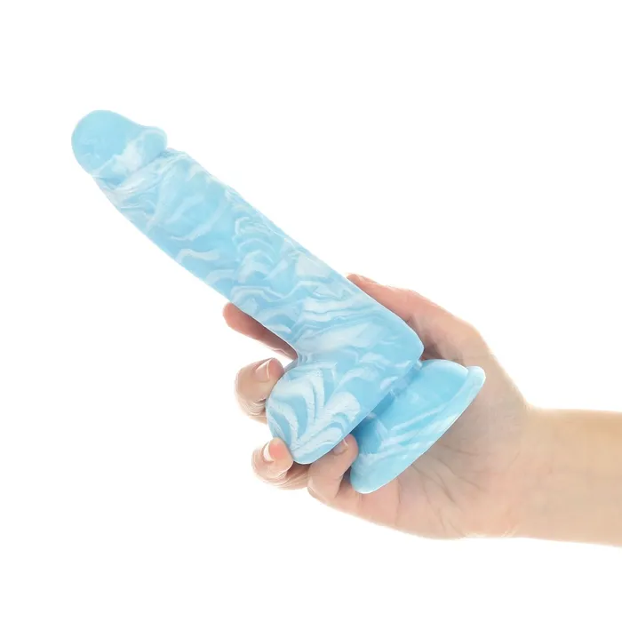 Dildos Addiction Luke 75 GlowintheDark Dildo With Balls Blue Addiction Dildos Addiction Luke 75 GlowintheDark Dildo With Balls Blue Addiction